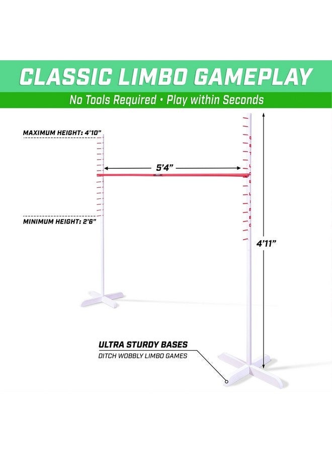 GoSports Get Low Limbo Premium Wooden Limbo Game Sets Up In Seconds Fun For Kids & Adults - Image 2