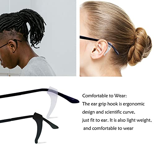 YINGFENG 17 Pairs Multicolored Anti-slip Eyeglass Ear Grips Hook, Kids and Adults Sport Eyeglass Strap Holder, Eyewear Retainer with Box, Silicone Anti Slip Holder for Glasses for Eyeglass Temple Tip - Image 5