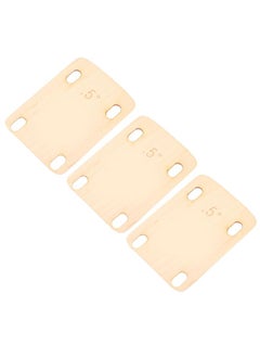 Thoraya Electric Guitar Neck Shim Maple Wood Neck Shim Spacer Instrument Accessory for Replacement 3pcs 0.5°  - Image 2