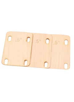 Thoraya Electric Guitar Neck Shim Maple Wood Neck Shim Spacer Instrument Accessory for Replacement 3pcs 0.5°  - Image 5
