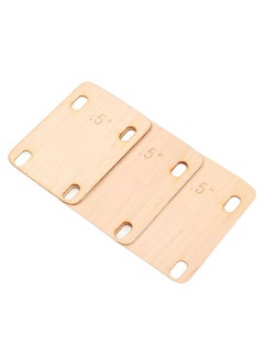 Thoraya Electric Guitar Neck Shim Maple Wood Neck Shim Spacer Instrument Accessory for Replacement 3pcs 0.5°  - Image 3