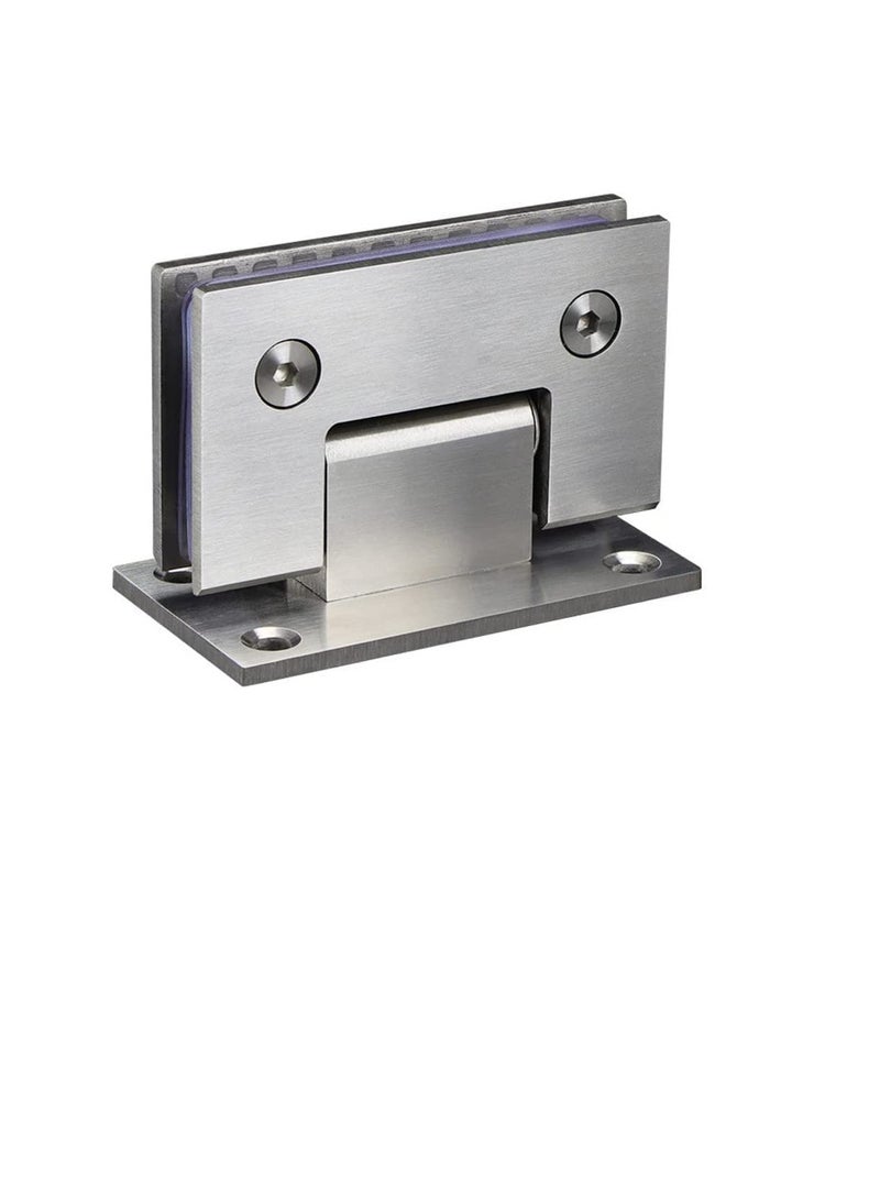 2 Pack 90 Degree Shower Door Hinges, Heavy Duty Frameless Glass Door Hinges Stainless Steel Bathroom Gate Clamp for 8-10 mm Toughened Glass, Rust & Corrosion Resistance - Image 1