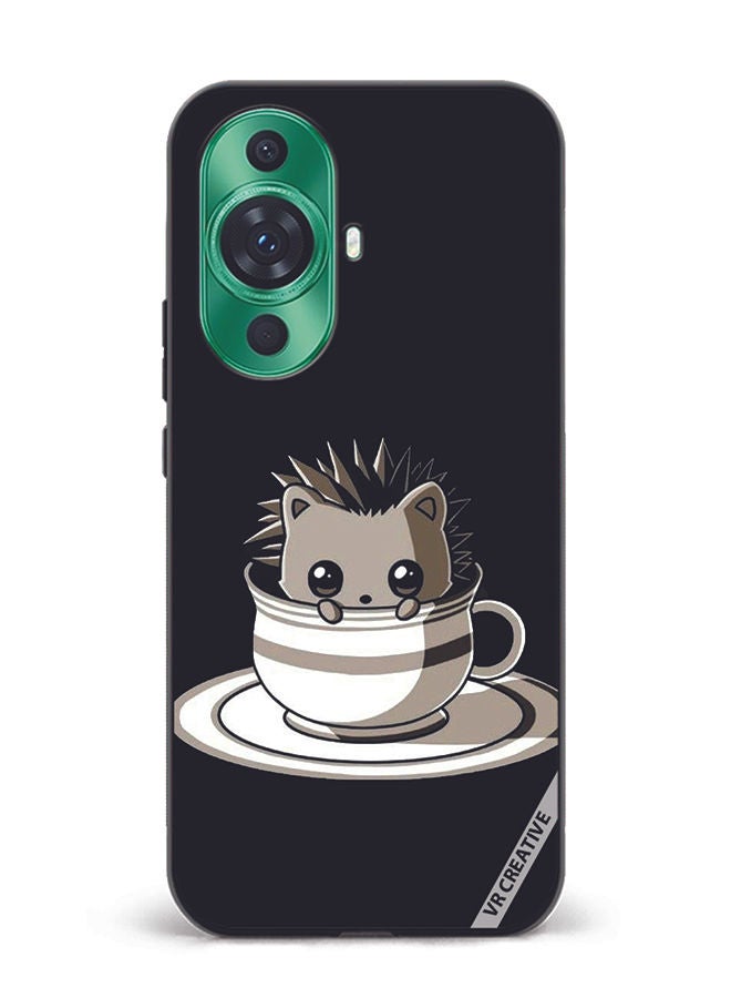VR CREATIVE Protective Case Cover For Huawei nova 11 Cat In A Cup Design Multicolour - Image 1