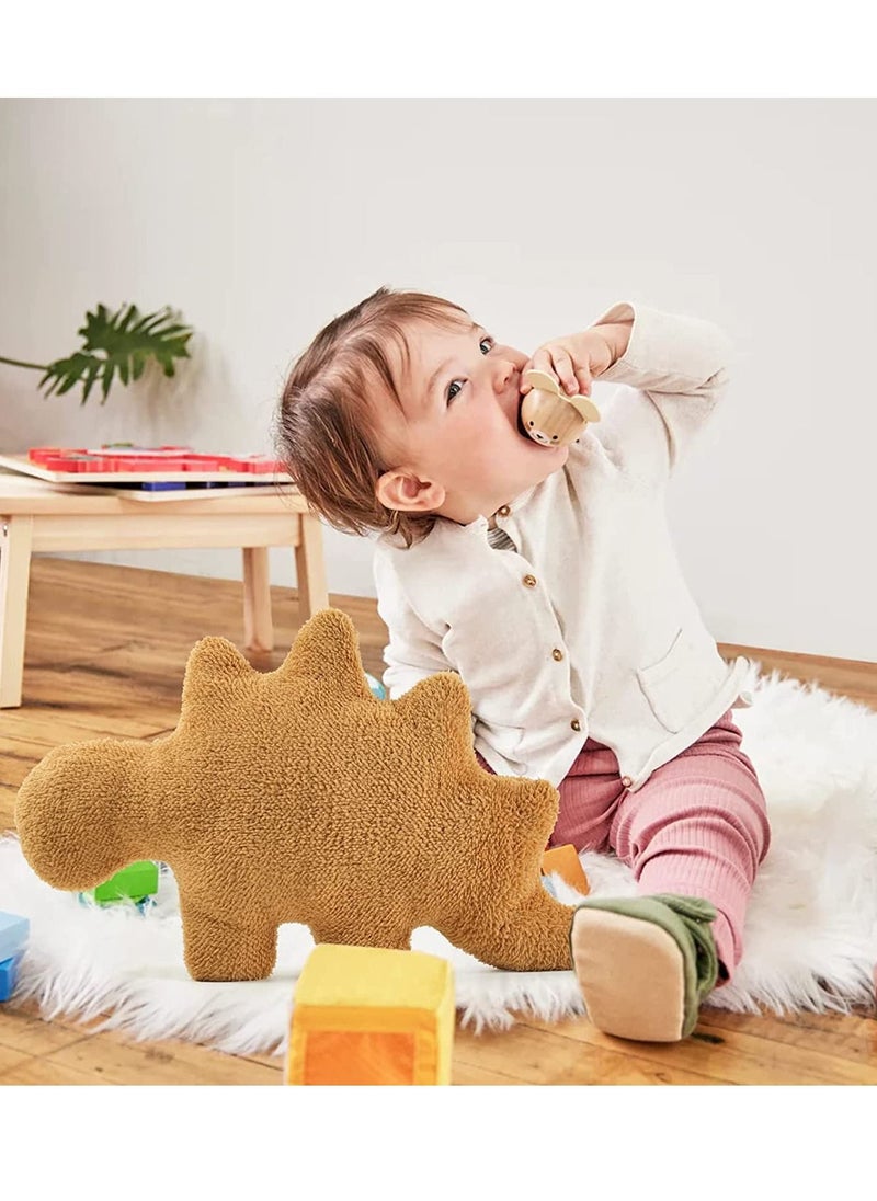 SYOSI - Dinosaur Chicken Nugget Plush, Dino Nugget Pillow, 18 inch Di-no Chicken Nugget Plush, Soft Dinosaur Chicken Nuggets Pillow for Dinosaur Theme Party Decorations, for Children, Dinosaur Enthusiasts - Image 1