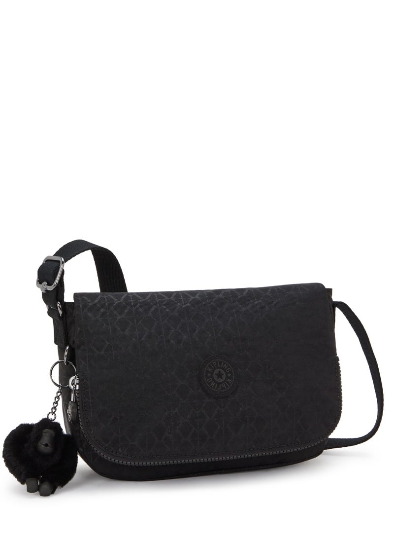 kipling Earthbeat Medium Across Body Shoulder Bag Signature Emb - Image 5
