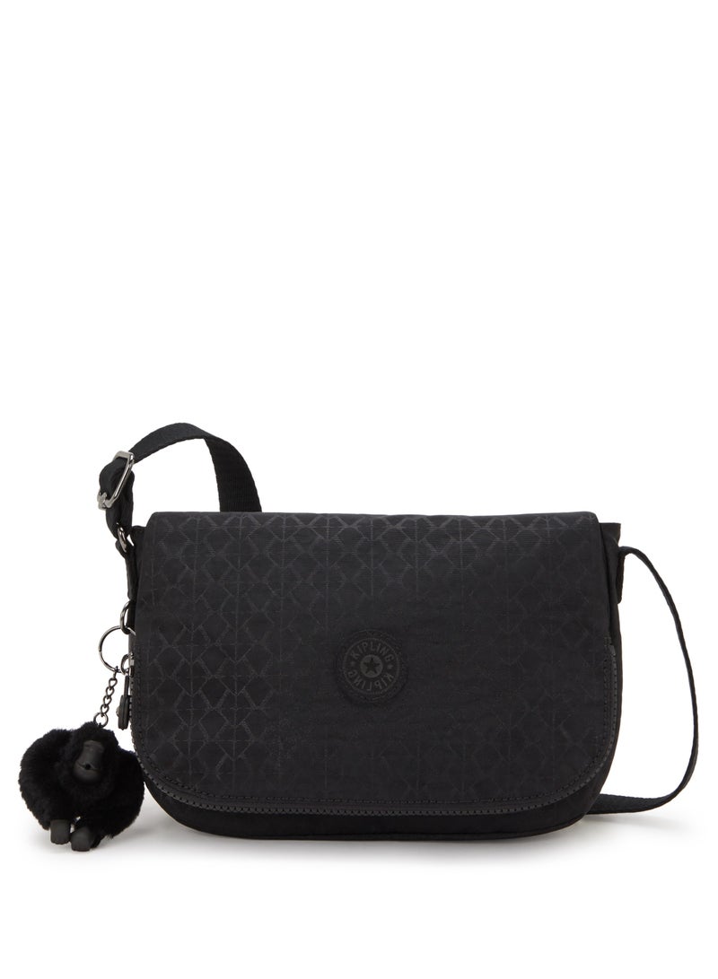 kipling Earthbeat Medium Across Body Shoulder Bag Signature Emb - Image 1