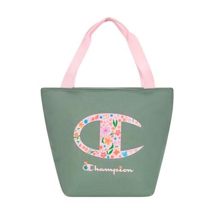 Champion Kids' Fresh Insulated Lunch Tote with Carry Handle, No Leak Cooler Bag for Daily Use, Olive, One Size - Image 1