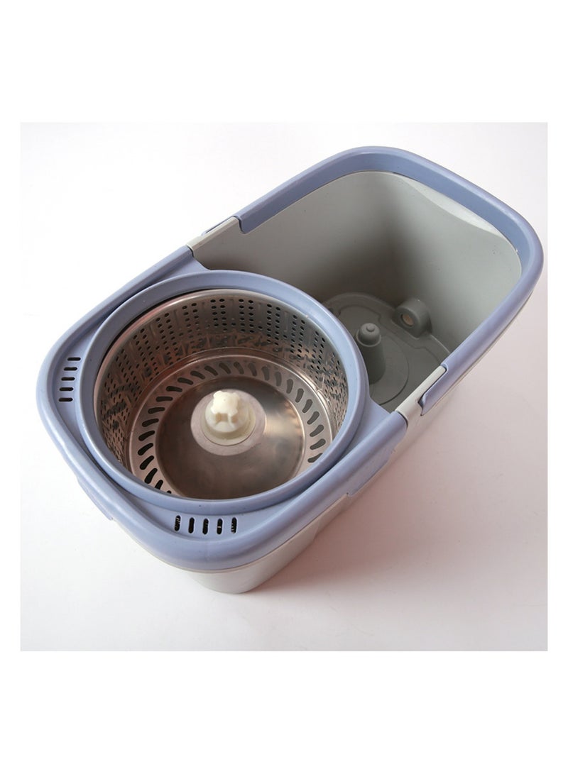 dreamons link Spin Mop and Bucket Set with Wringer, 360-Degree Rotating Head, Microfiber Mop Head, Grey and White - Image 4