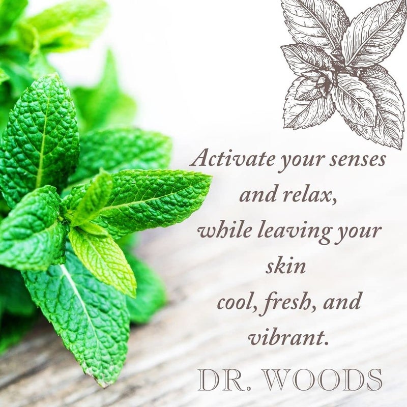 Dr. Woods Peppermint Liquid Castile Soap- Castile Soap with Pure Peppermint Oil, Body Wash for Men and Women, Contains Olive Oil, Natural Cleaner for Face, Hands, and Body - 32 Fl Oz - Image 3