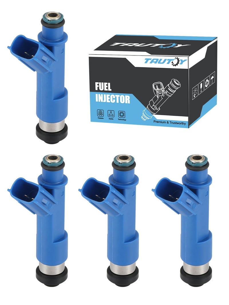 TAUTOY FJ847 Fuel Injectors 4PCS 15L 18L For Toyota Corolla 18L 2005 2006 2007 2008 Yaris 20062018For Pontiac Vibe 2005 2006 2007 2008232500D050 2320922090 84212324 - Image 2