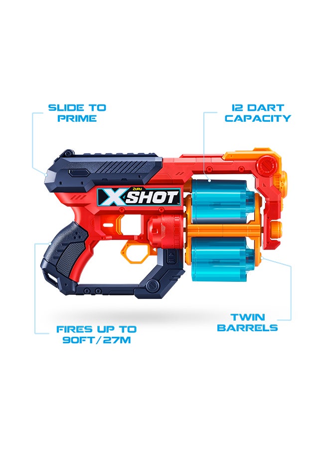 Zuru X-Shot إكسل إكسيست Tk-12 16 سهام - لعبة التصويب للأطفال والمراهقين والبالغين الأولاد والبنات، أنشطة عطلة خارجية، هدايا للأطفال أعمار 8+  - Image 5