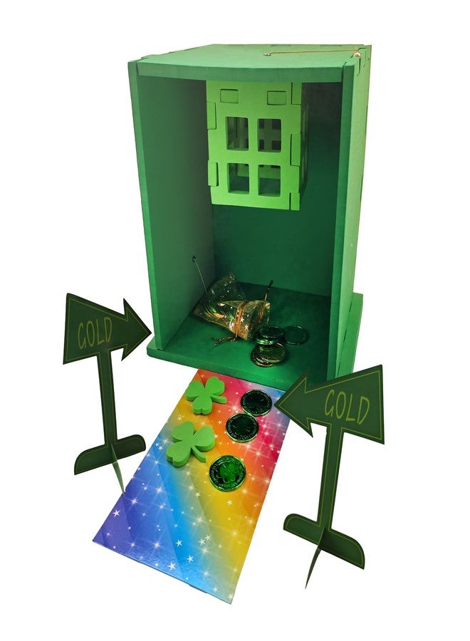 TEINSONET St Patrick's Day Leprechaun Trap Kit - St. Patricks Day Decorations Leprechaun Trap Crafts Kit for Kids St Patricks Day Party Supplies (EVA AUTO Trap) - Image 1