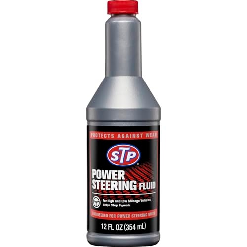 STP Power Steering Fluid, Protects Against Wear and Stops Squeels with all Power Steering Units, 12 Oz - Image 1