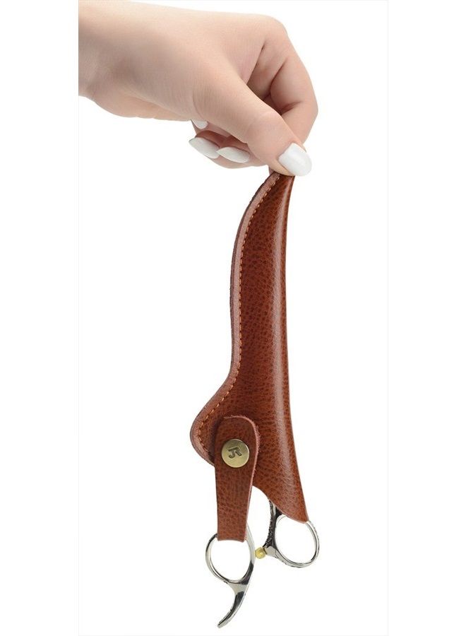 Perfehair Stylist Scissors Pouch Holder Holster, Leather Barber Hair Shears Bag (Pack of 2) - Image 3