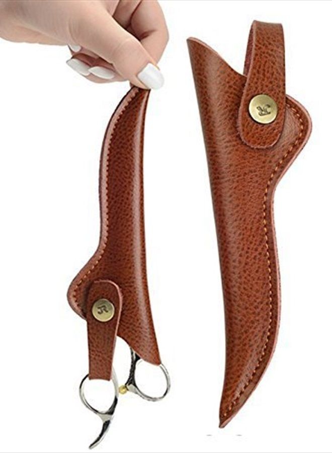 Perfehair Stylist Scissors Pouch Holder Holster, Leather Barber Hair Shears Bag (Pack of 2) - Image 1