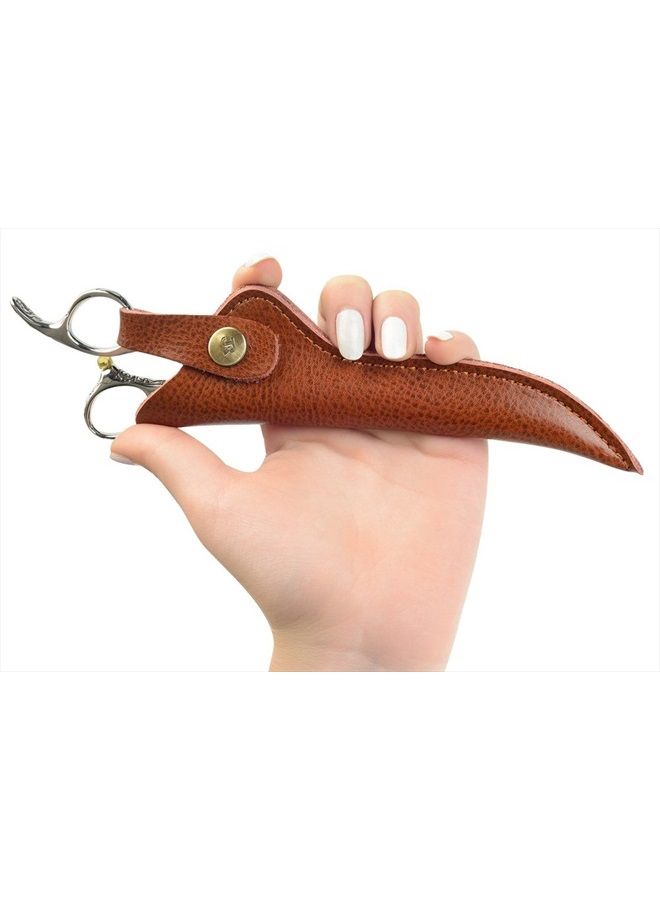 Perfehair Stylist Scissors Pouch Holder Holster, Leather Barber Hair Shears Bag (Pack of 2) - Image 4