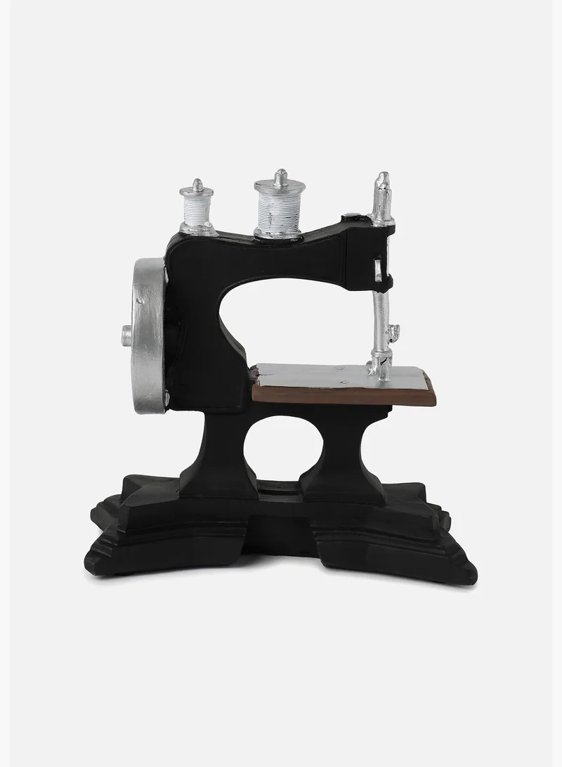 Bonhomie Sewing Machine Shaped Modern Ceramic Showpiece For Home Decor