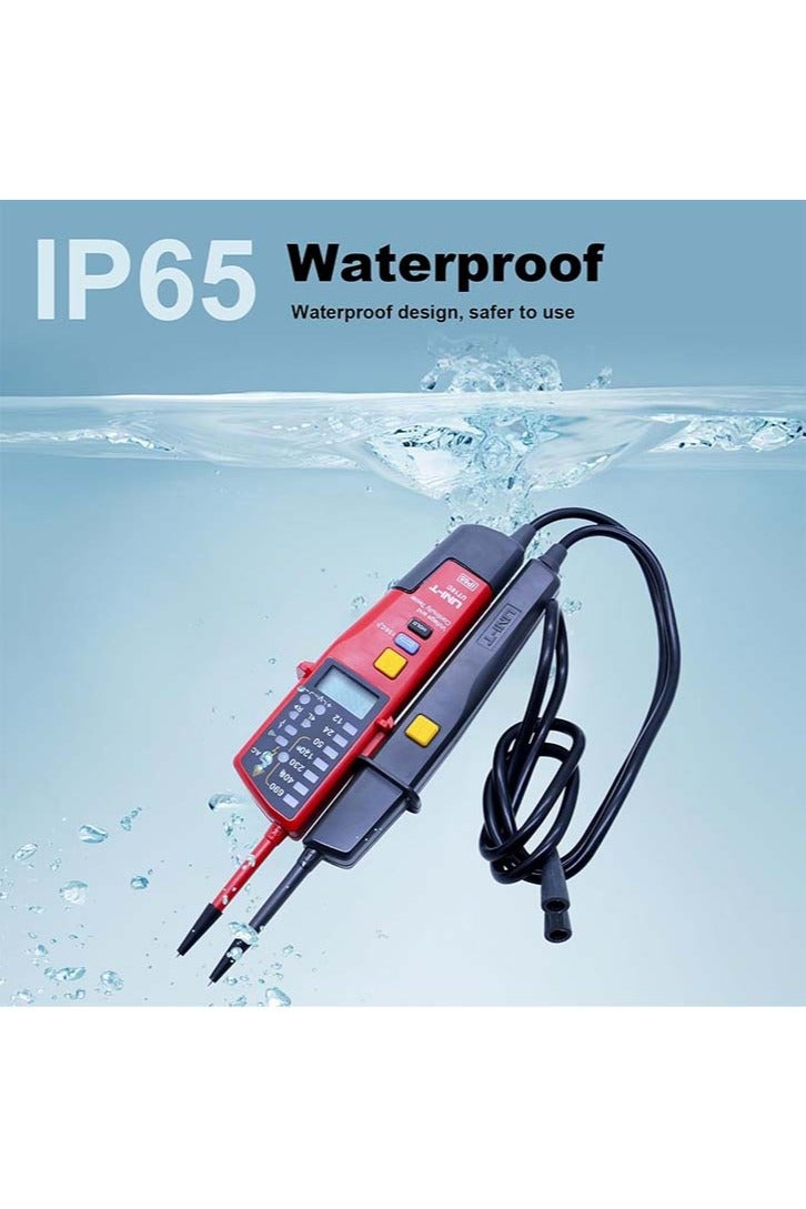 UniT UNI-T UT18C Waterproof Voltage Tester Professional 12V~690V Voltage and Continuity Tester Multifunction Digital Electrical Voltage Meter AC/DC Automatic Range LCD Display - Image 2