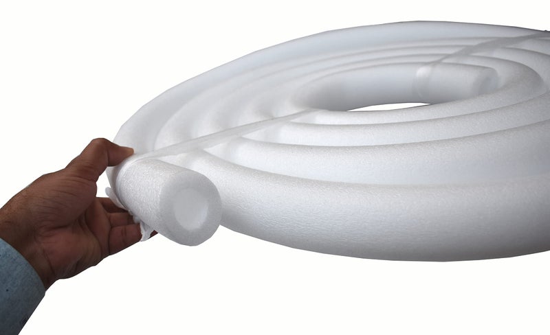 EVNCOM Foam Tube for Art & Craft Home Decoration Insulation DIY Projects Swim Pool Noodles Pipe and Rope Cover 50mm 30mm inner 20mm outer 25Meter Foam Tube - Image 4