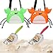YOOLEETC 4PCS Beach Toy Mesh Shovel and Mesh Beach Bag Seashell Bagfor Sand Filter Collect ShellsSand Sifter Shell Collecting ToolsGreenOrange Crab - Image 3