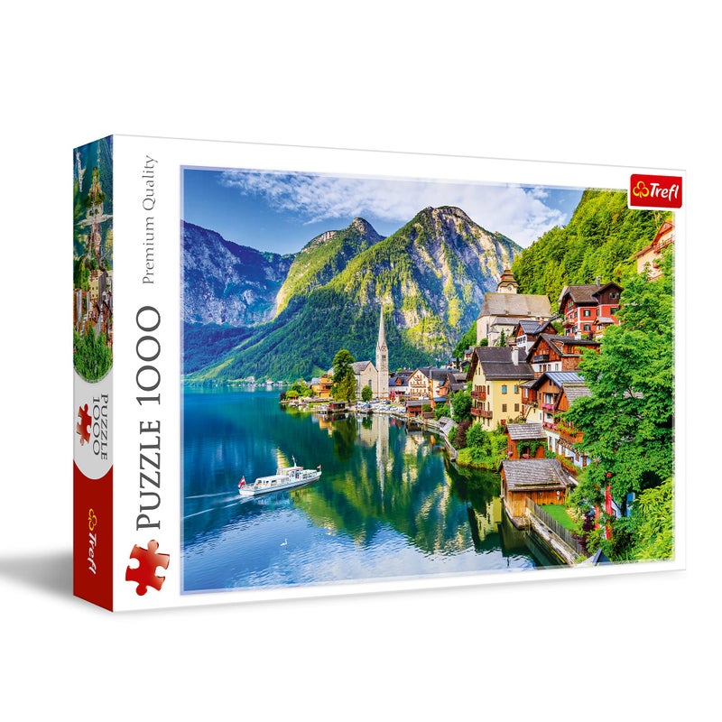 Trefl Hallstatt Austria 1000 Piece Jigsaw Puzzle Red 27x19 Print DIY Puzzle Creative Fun Classic Jigsaw for Adults and Children from 14 Years Old - Image 3