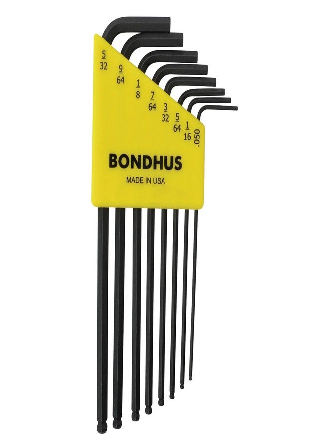 بوندهص مجموعة Bondhus 10932 من 8 مفاتيح ربط على شكل حرف L، مقاسات 0.050-5/32 بوصة، متعددة الألوان، مقاس واحد - Image 1