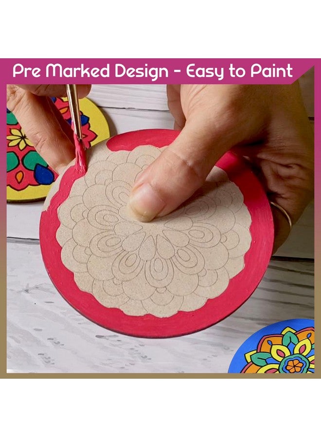 SOLOBOLO Mandala Art kit for Kids Adults,Indian Art Forms Kits,Art & Craft kit Birthday Return Gift for Girls 9-12 12-15,Coloring & Painting kit Using Water Brush MK101 D - Image 5