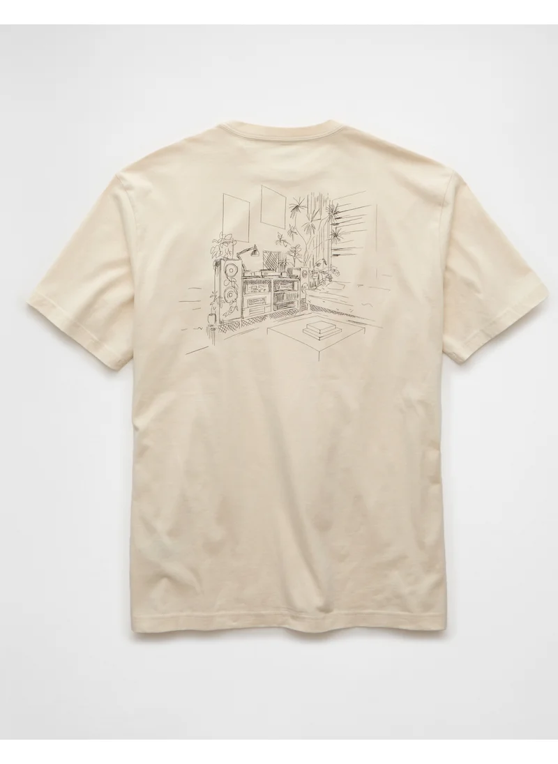 American Eagle AE Logo Graphic T-Shirt