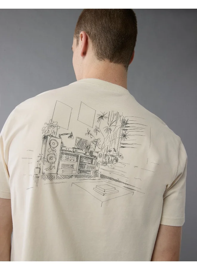American Eagle AE Logo Graphic T-Shirt