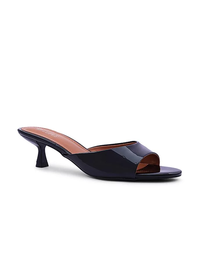 Elegant heel slippers designed for a chic look.
