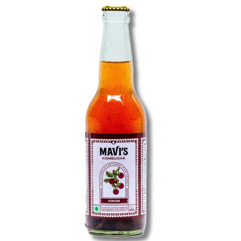 MAVI's Kokam Kombucha | Real Organic Kokam | 300 ml | Pack of 1 | Raw & Alive | Gut Friendly | Artisanal | 100% Natural & No Preservatives | No Artificial Flavour or Colour - Image 1