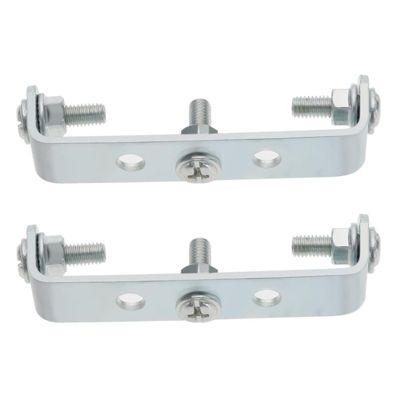 LT Easiyl 2pcs Bicycle Rear Bracket Bike Rear Rack Mount Adapter UShaped Rear Bracket Adapter for Mountain Bikes Folding Bikes Stainless Steel Bracket Mount Adapter - Image 2