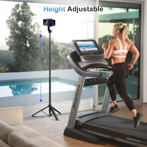 Mobilife 64" Multi-Function Selfie Stick Tripod Long Selfie Stick for iPhone&Android Multiple Mount for Camera Gopro Fill Light Aluminum Portable Mobile Tripod with Bluetooth Remote,Black - Image 3