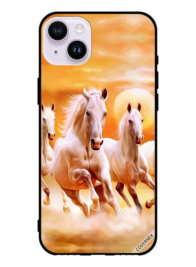 Covernex Protective Case Cover For Apple iPhone 14 Horses Running - Image 1