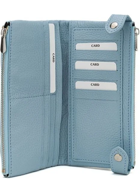 Bilik Deri Light Blue Leather Women's Wallet Bsh 3218