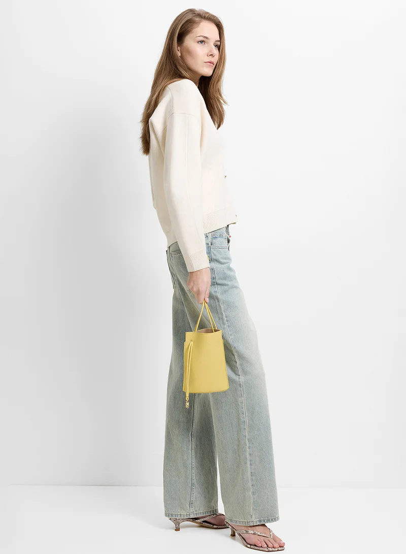 فرنش كونكشن Women Yellow Alden Mini Bag