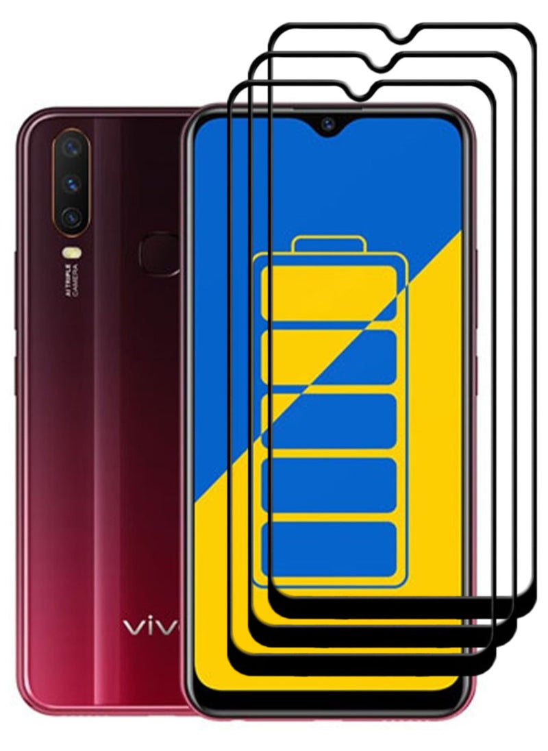 ACLIX 3 Pieces Antistatic ESD Dustproof Premium Quality High Definition Tempered Glass Screen Protector Designed For vivo Y15 - Image 1