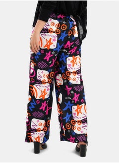 Clue High Waist Printed Pants  - Image 3