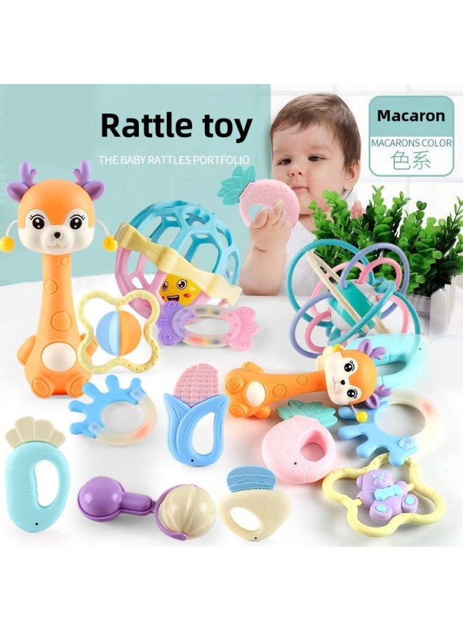Export Baby Toys 0-1 Years Old Boiled Teether Bite Bell Baby Rattle Soothing Toys-Color:Little Monkey, Bee  - Image 2