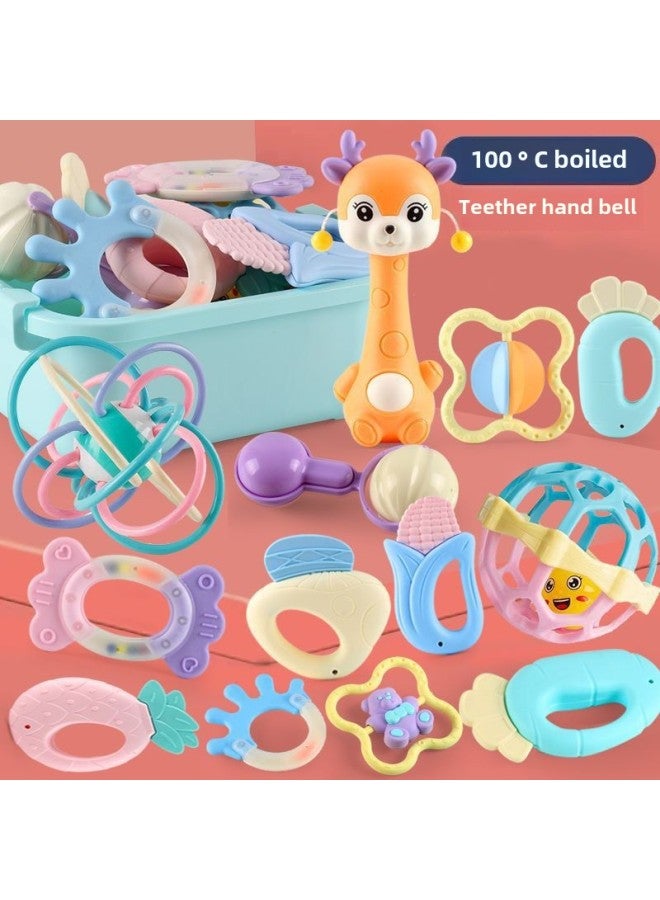 Export Baby Toys 0-1 Years Old Boiled Teether Bite Bell Baby Rattle Soothing Toys-Color:Little Monkey, Bee  - Image 4