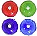 KONG Dog Squeezz Ball Medium Assorted Colors Green Red Blue Purple 4pk - Image 3