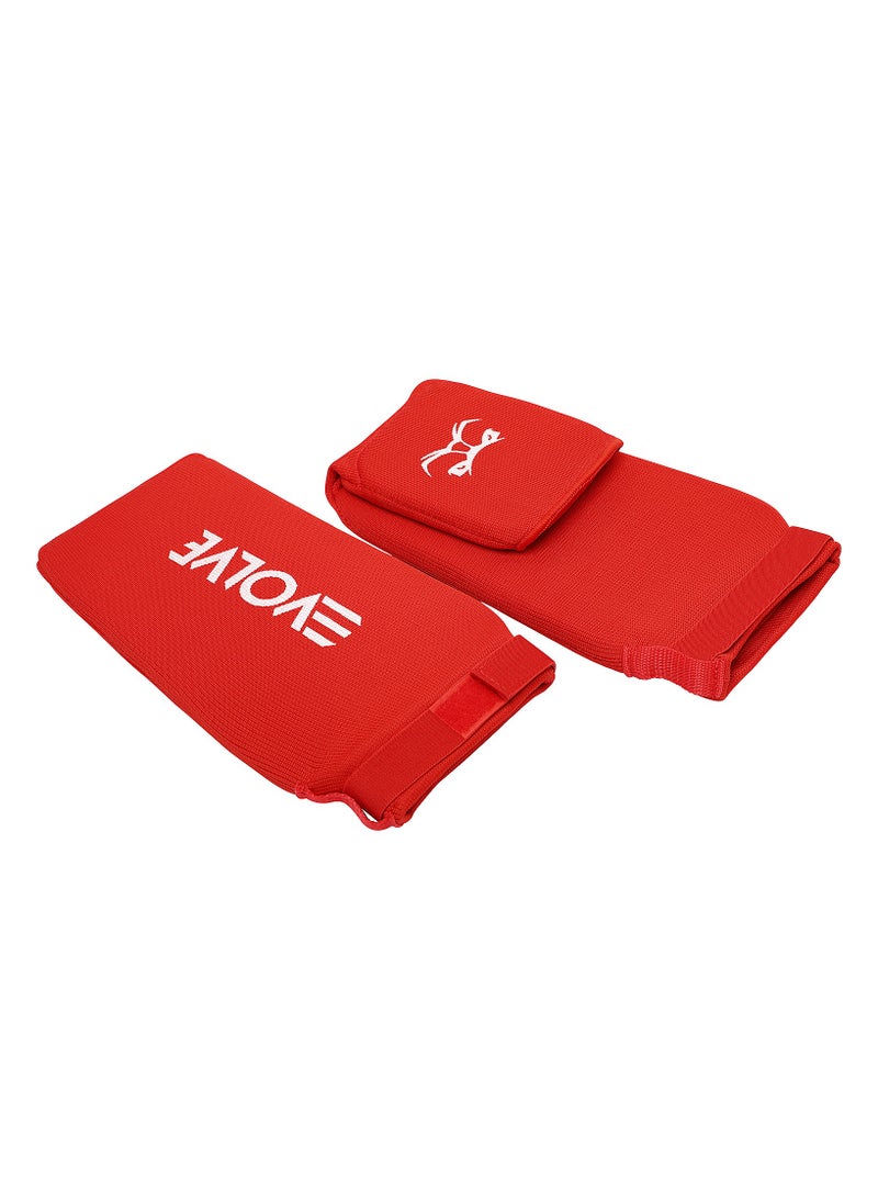 Evolve - Evolve Shin Guards | Lightweight and Breathable Padded Martial Art Shin and Instep Guards for Sparring Kickboxing MMA Boxing Muay Thai Karate - Image 1