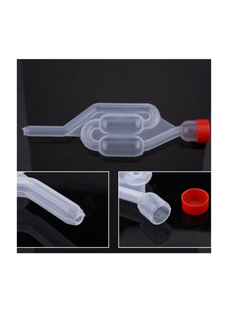 3 Pack Fermentation Airlock S Shape Air Lock Bubbler Air Lock Brewing Airlock Fermenter Check Valve Airlock