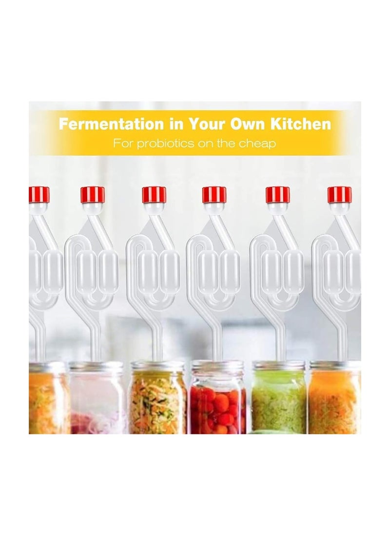 3 Pack Fermentation Airlock S Shape Air Lock Bubbler Air Lock Brewing Airlock Fermenter Check Valve Airlock