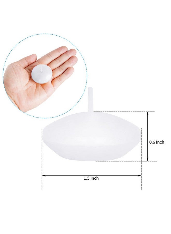 ishua 20 Pcs Floating Candles Centerpieces, 1.5 Inch Unscented Floating Candles Small Decoration for Valentine's Day, Thanksgiving, Wedding, Holiday, Parties and Home Decor - Image 1