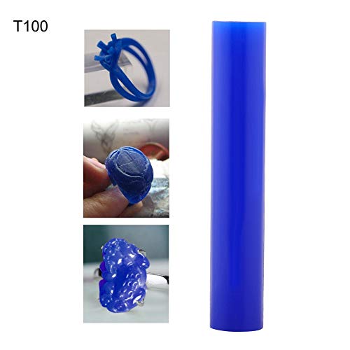Salmue Carving Wax Ring Tube for Making Rings Mold Hard Ring Mold Jewelry Making Carved Sculpture Tube Injection Tool, Carving Wax Casting for DIY Craft Ring Making, Polishing Engraving A - Image 5