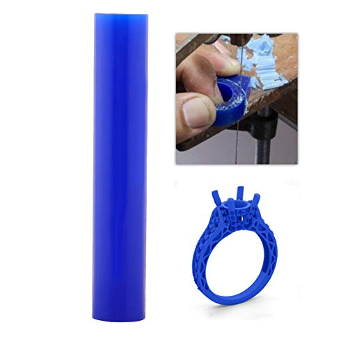 Salmue Carving Wax Ring Tube for Making Rings Mold Hard Ring Mold Jewelry Making Carved Sculpture Tube Injection Tool, Carving Wax Casting for DIY Craft Ring Making, Polishing Engraving A - Image 1