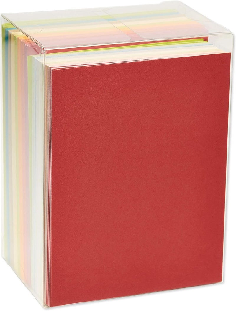 آميريكان جريتنغز بطاقات فارغة ذات لوحة واحدة مع مظاريف، بألوان ترابية (100 بطاقة) - Image 4