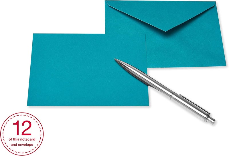 آميريكان جريتنغز بطاقات فارغة ذات لوحة واحدة مع مظاريف، بألوان ترابية (100 بطاقة) - Image 5