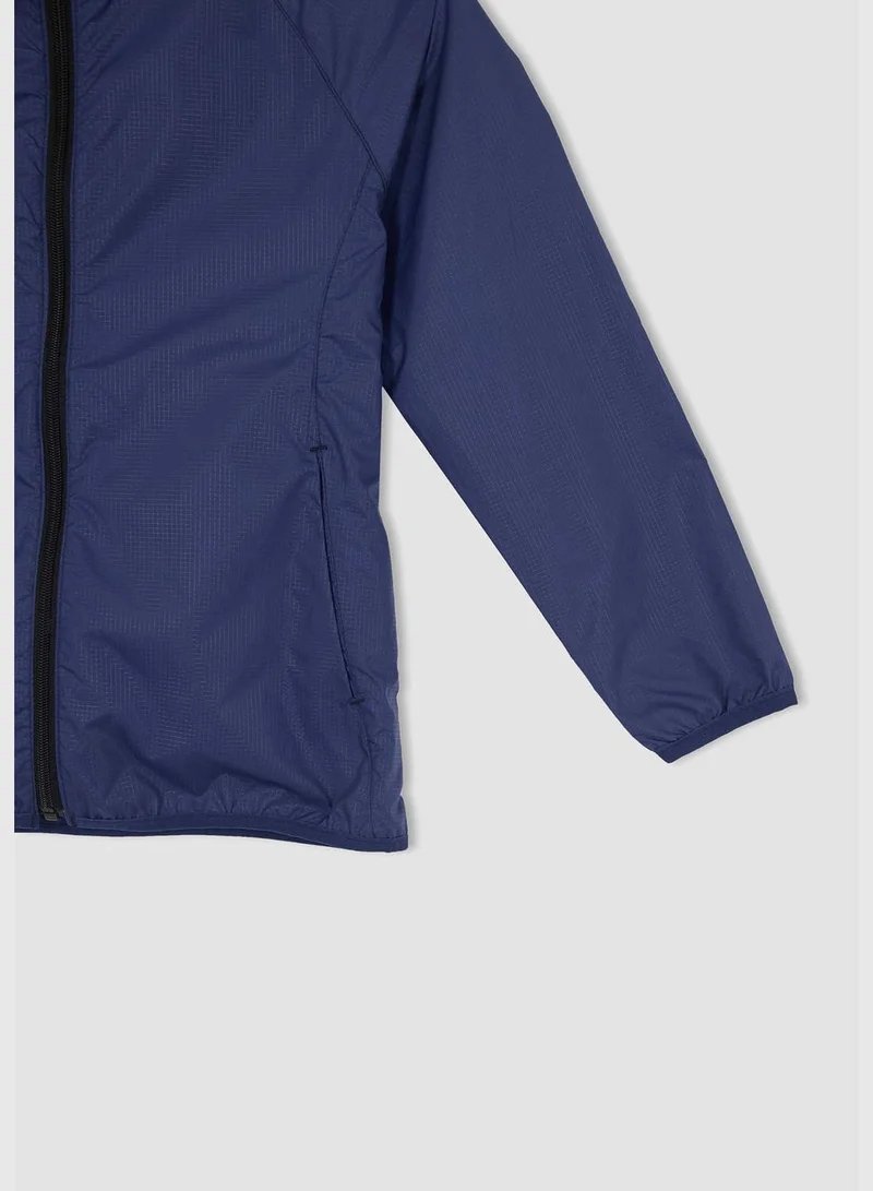 DeFacto Boy Regular Fit Hooded Long Sleeve Outer Wear Raincoat